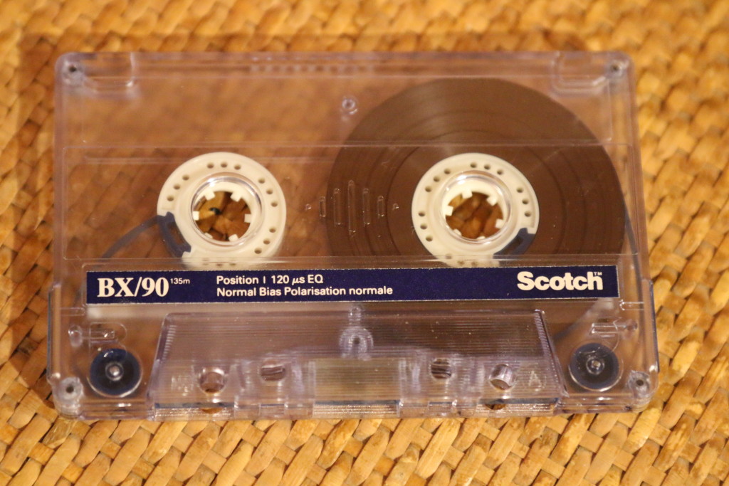 old Scotch brand audio cassette tape