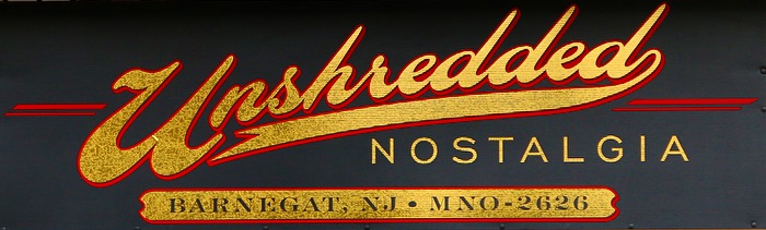 unshredded nostalgia store sign
