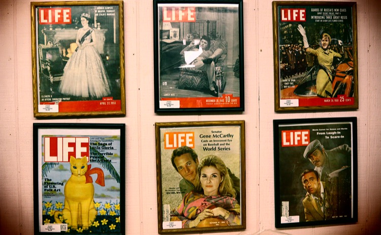 Vintage Life Magazine covers