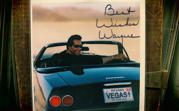 Best Wishes Wayne Newton Autograph