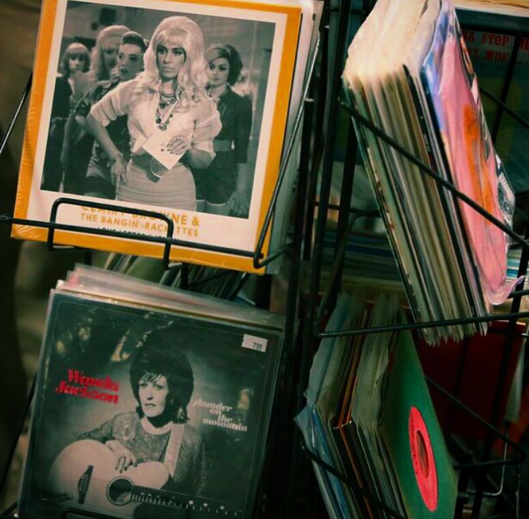 record stand
