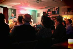 audience at The Record Collector