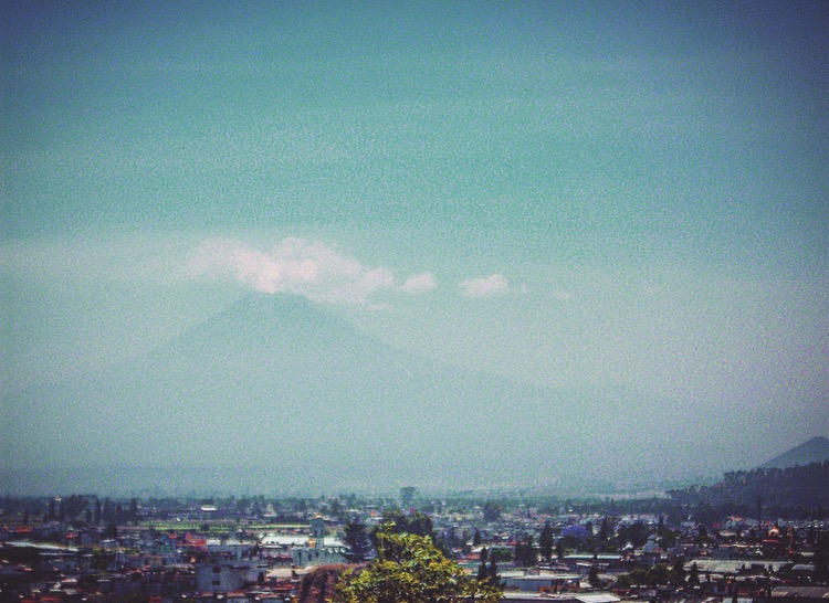 active volcano Popocatépetl (nicknamed Don Goyo)