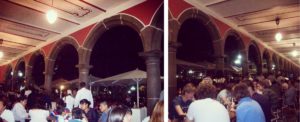 outdoor restaurant in Puebla, Mexico