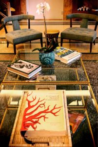 lobby at The Raleigh Hotel, Miami Beach