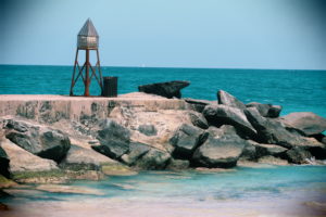 Bal Harbour Jetty lighthouse