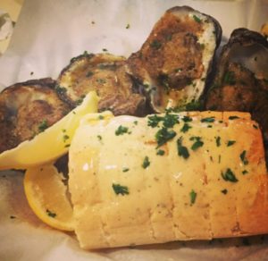 half dozen Char-Grilled oysters, Felix's Restaurant & Oyster Bar, New Orleans