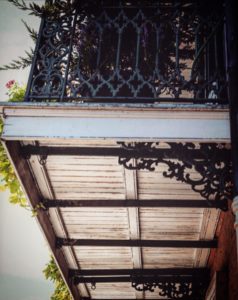 ornate balcony details, French Quarter