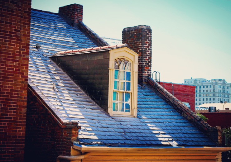 cottage dormer window, French Quarter New Orleans