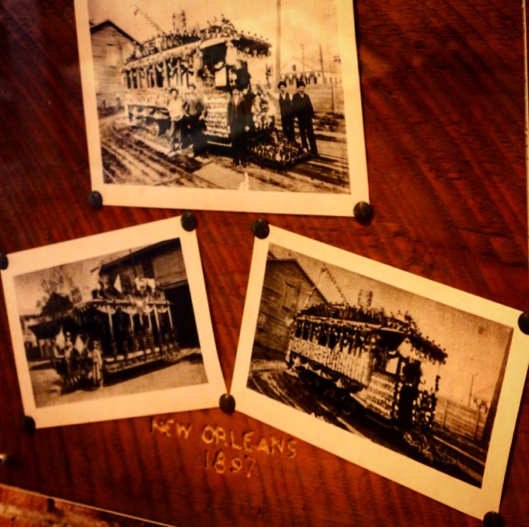 old photographs New Orleans Streetcars 1897
