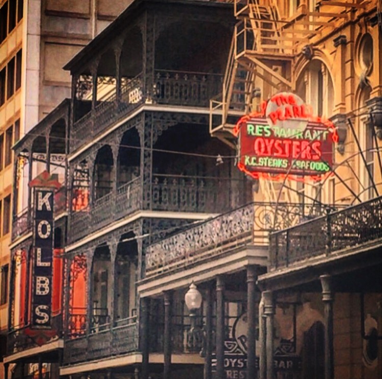 restaurant signs in New Orleans, Louisiana