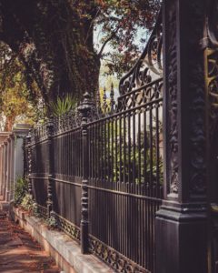 ornate doorknob, Garden District, New Orleans, Louisiana