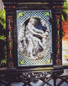 ornate gate details, Garden District, New Orleans