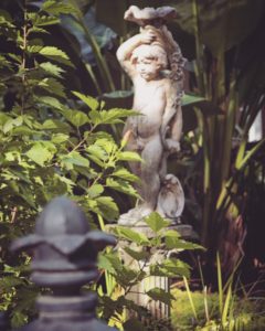statue in the Garden District, New Orleans, Louisiana