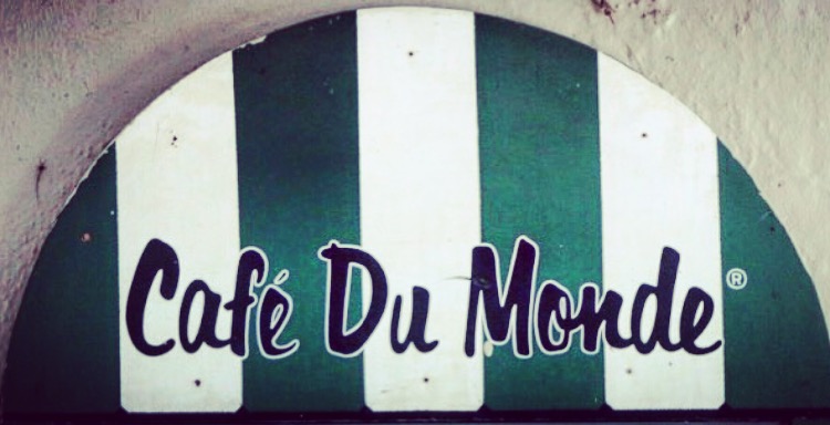 Café Du Monde sign, New Orleans