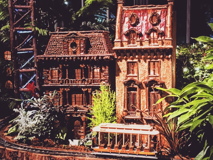 Trolley at the New York Botanical Garden: Holiday Train Show Trolley at the New York Botanical Garden: Holiday Train Show