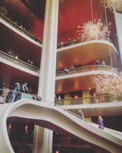 grand staircase at the Metropolitan Opera House grand staircase at The Metropolitan Opera House