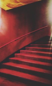 Red velvet staircase at The Metropolitan Opera Red velvet staircase at The Metropolitan Opera