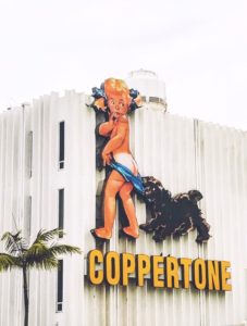 Cupertino Girl Sign in MiMo - Miami