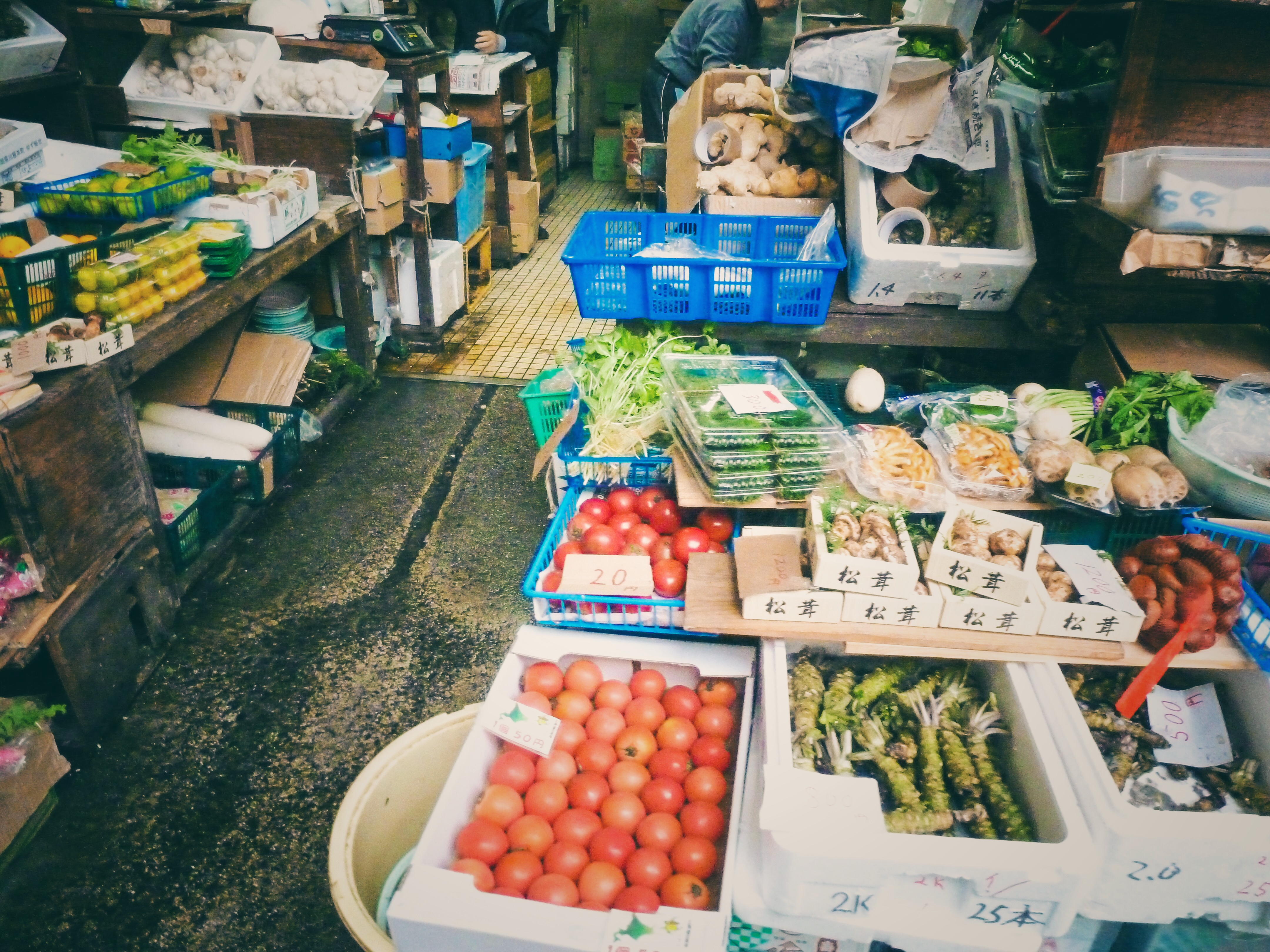 Tsukiji Fish Market, Tokyo, Japan nostalgia fruits & vegetables