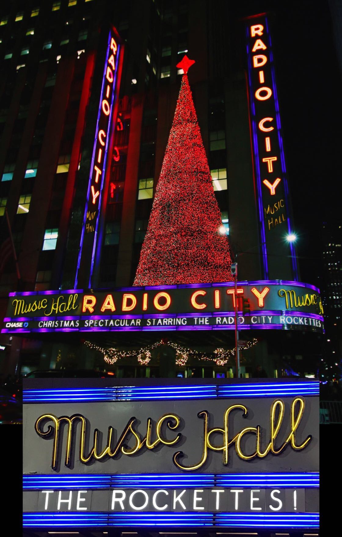 Neon Lights of Radio City Music Hall Christmas Spectacular Starring the Radio City Rockettes