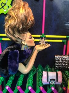 The Grinch Sparkling Ornament Mannequin - The Grinch 2018 Bloomingdale's Holiday Window Display