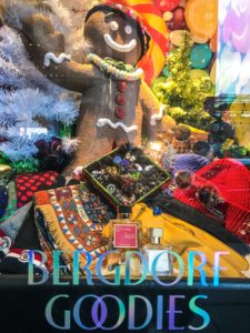 Bergdorf Goodman Gingerbread Man- Bergdorf Goodies 2018 Holiday Window display