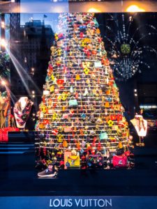 Louis Vuitton Christmas Tree 2018 Holiday Window Display