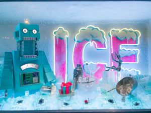 Tiffany & Co. Ice Robot - New York City 2018 Gene Moore Holiday Window Display