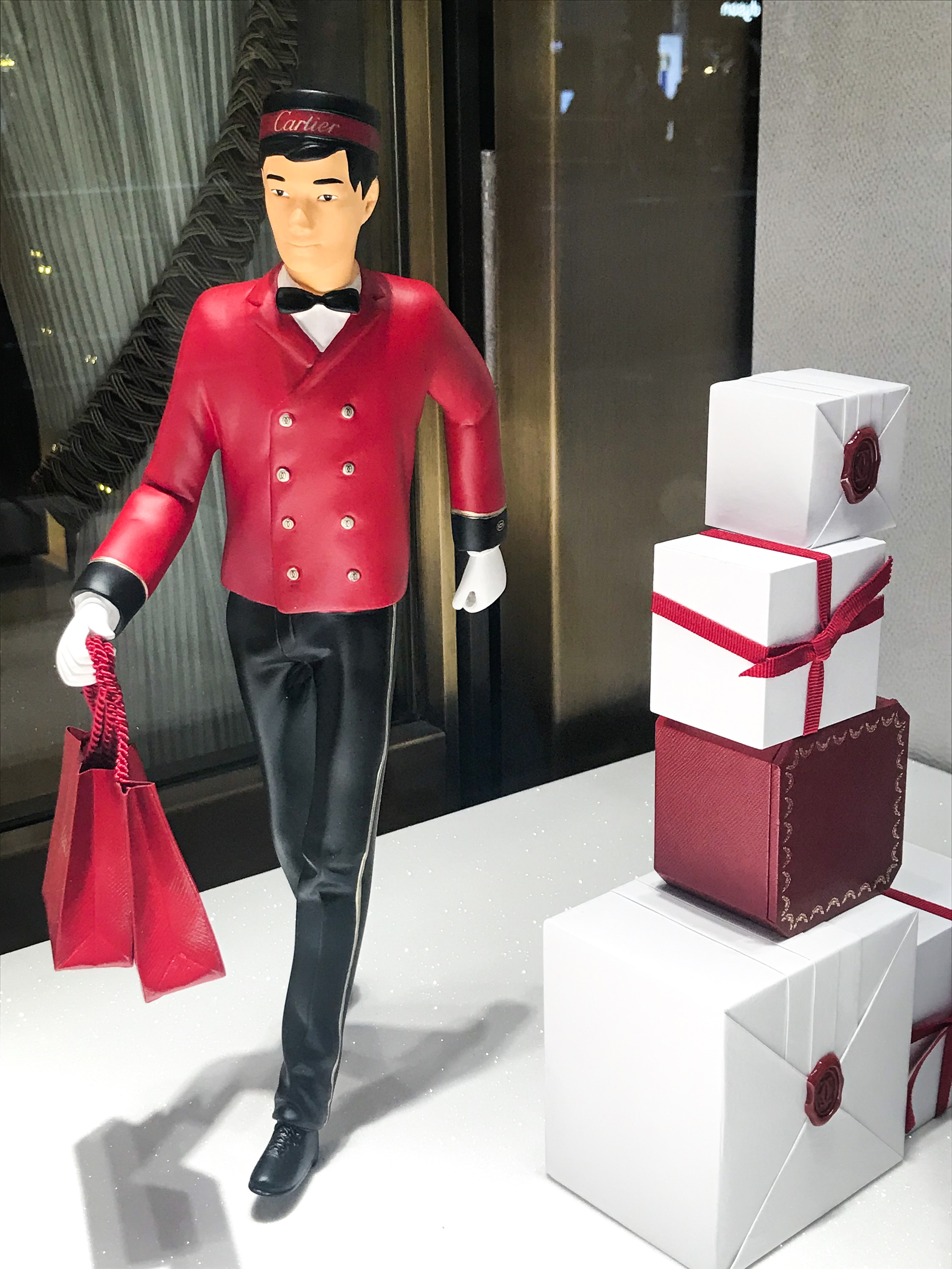 Cartier Bellhop - 2018 New York Holiday Window Display
