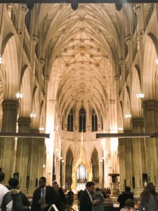 Inside St. Patricks Cathedral in New York