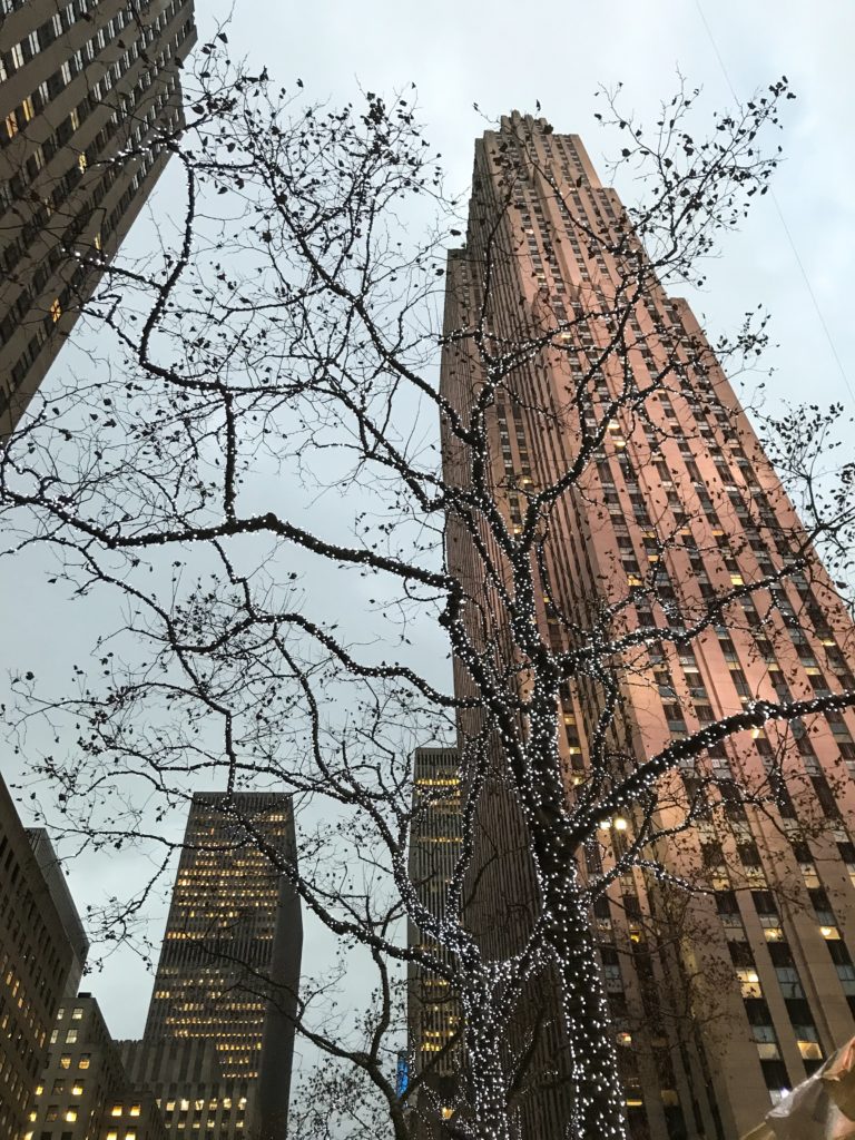 Rockefeller Center Plaza Christmas Lights