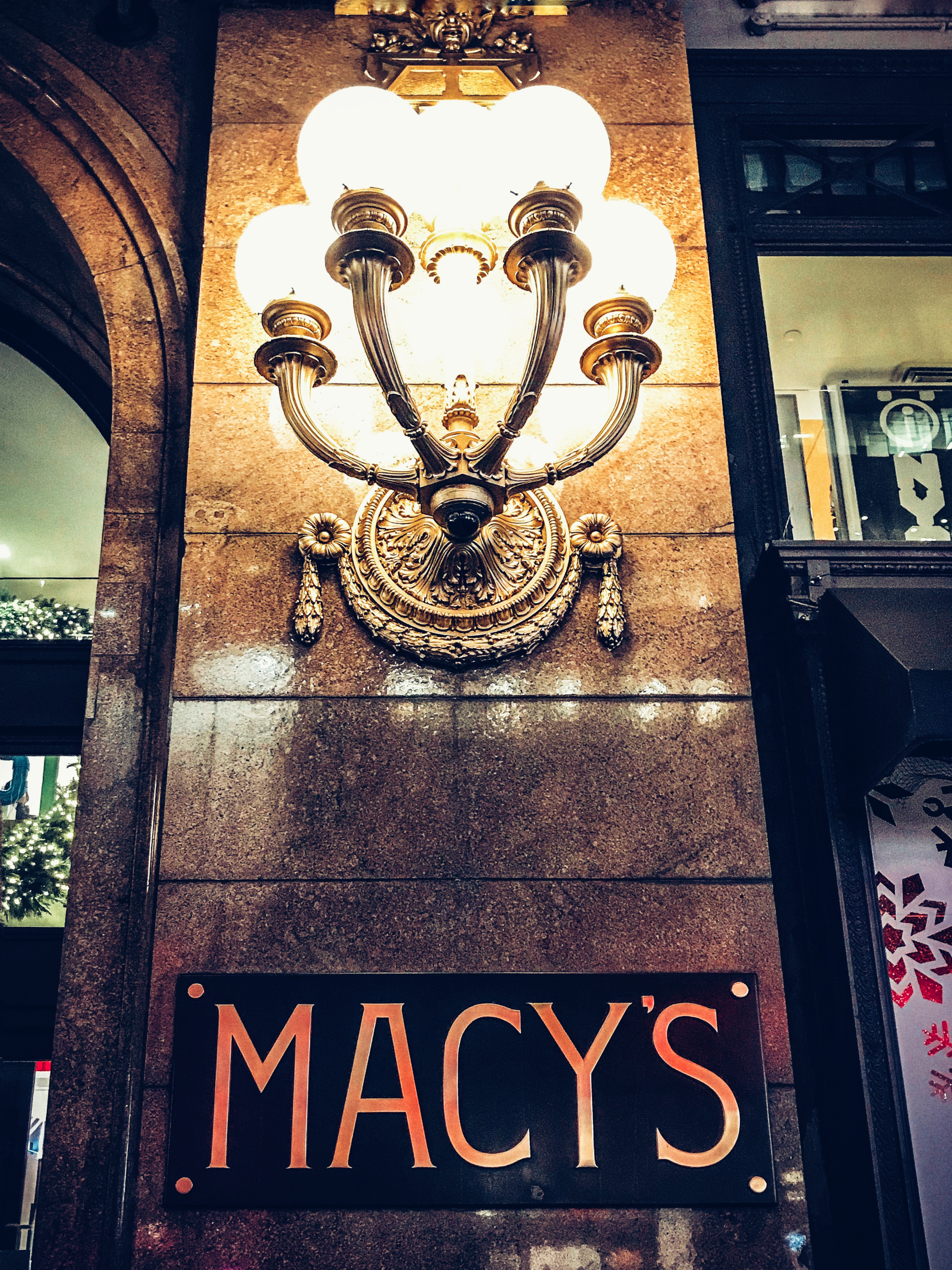 Macy's Sign at 34th Street in New York City