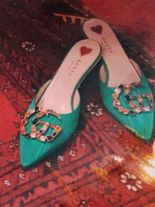 Vintage Style Gucci Shoes - 2018 Gucci Holiday Window Display