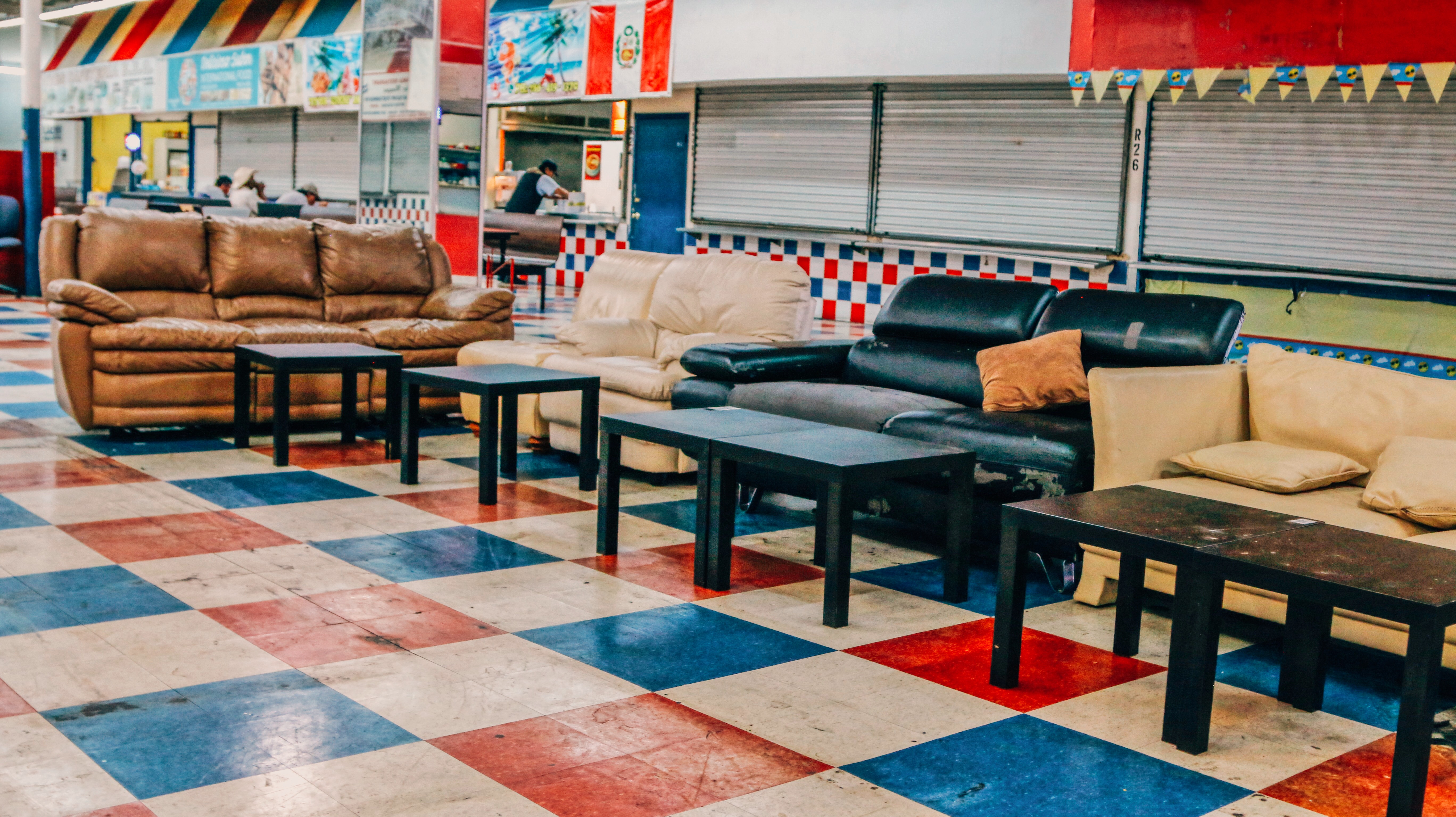 Flea Market USA seating area couches