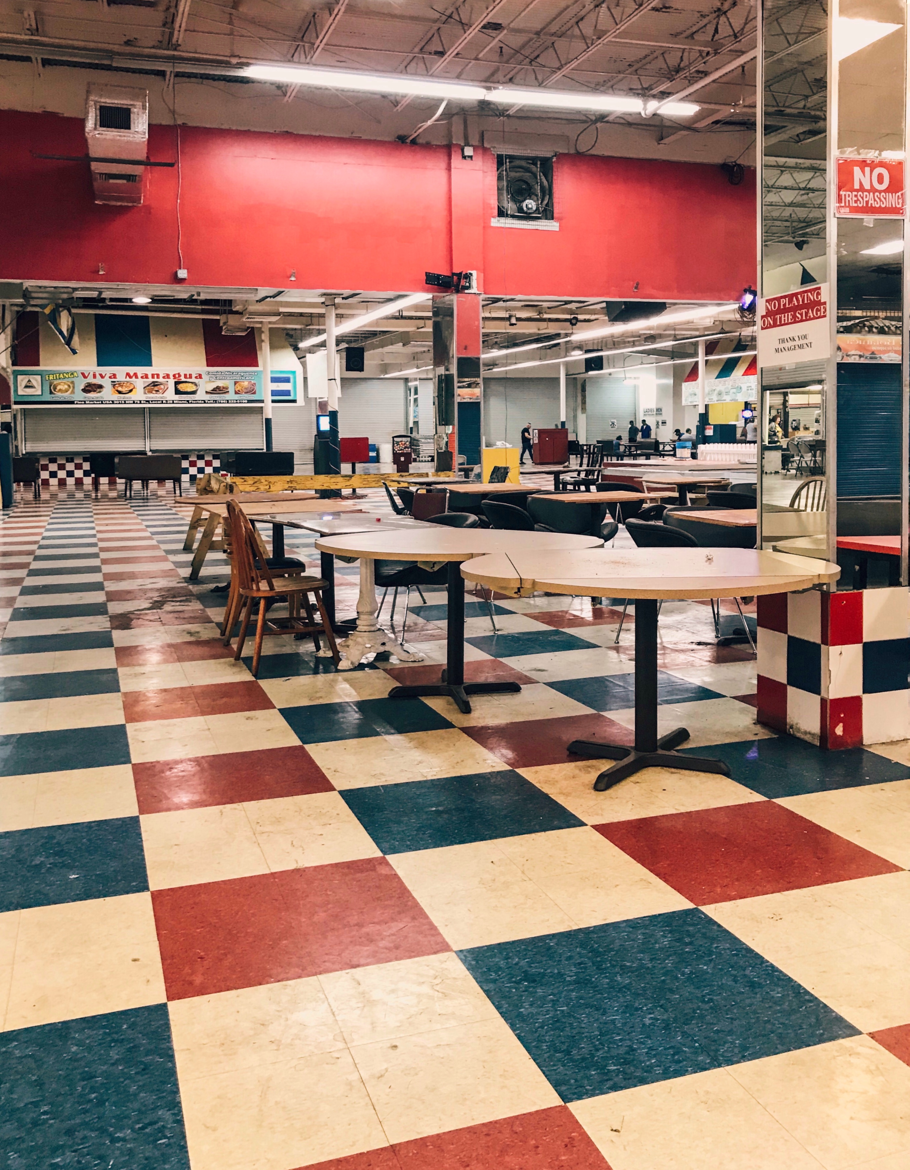 Flea Market USA, Miami, FL food court