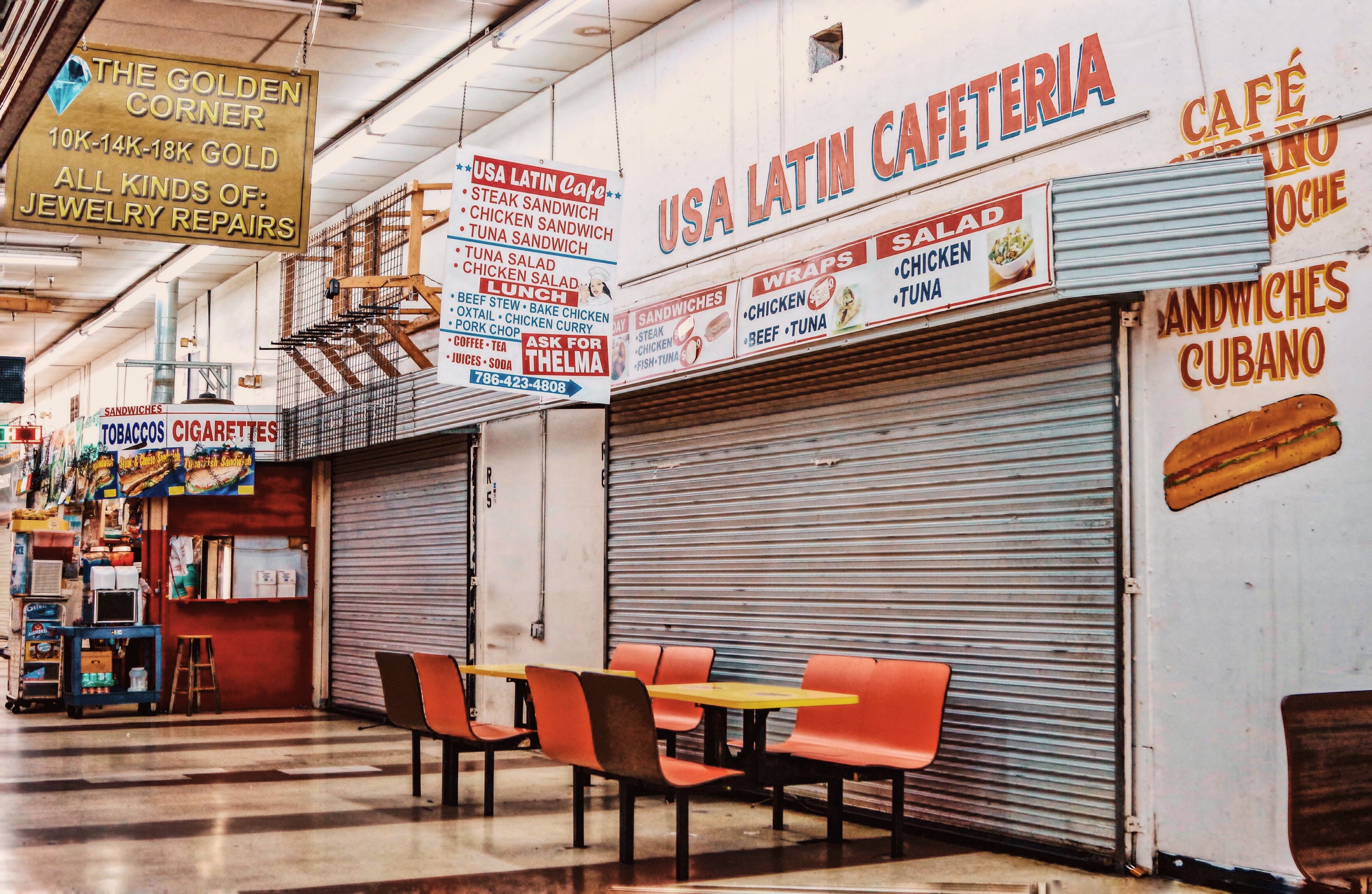 Flea Market USA, Miami, FL Latin Cafeteria