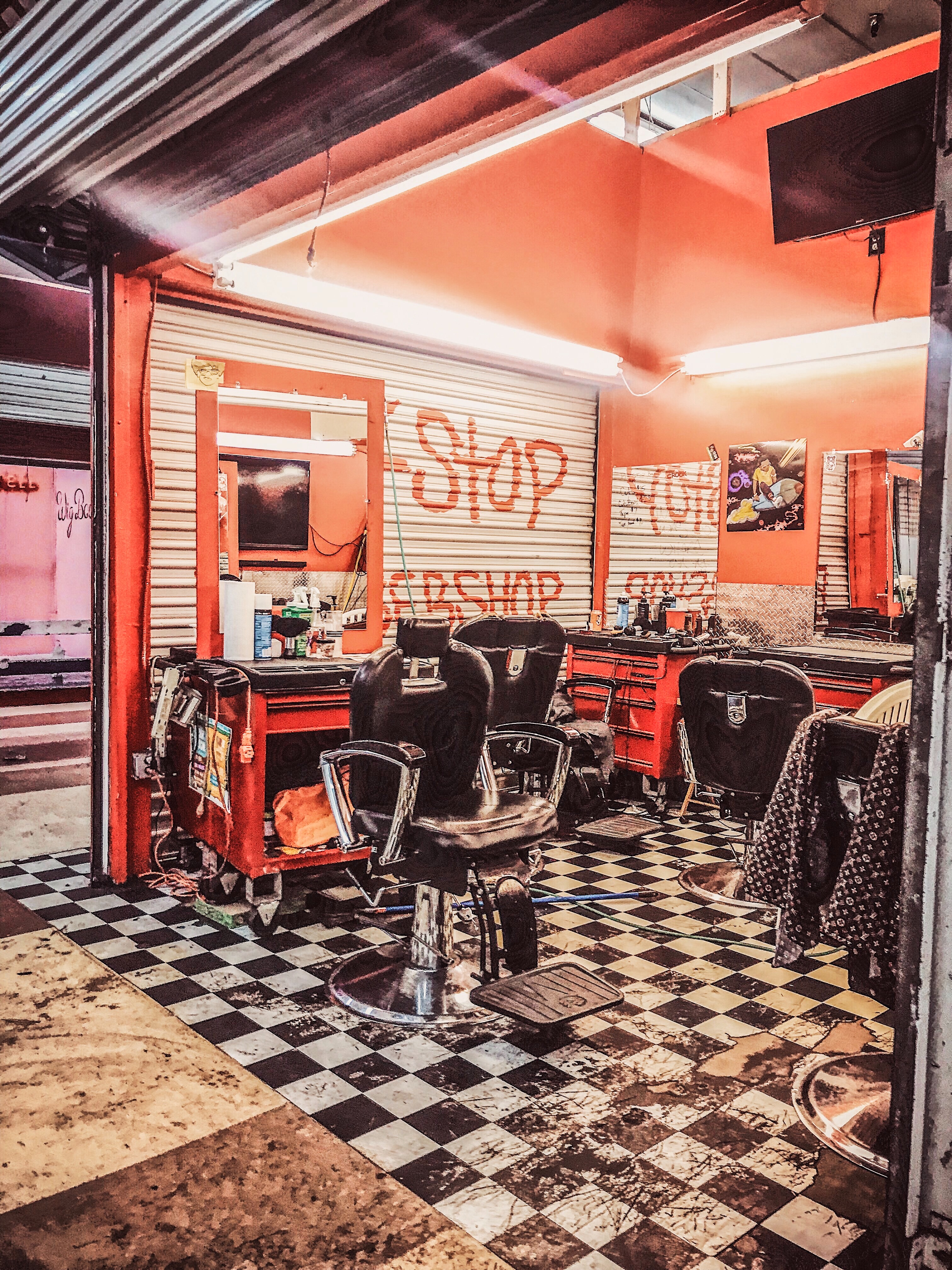 Flea Market USA, Miami, FL modern barber shop