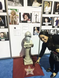 Celia Cruz star Hollywood walk of fame mock-up with Hopeless Nostalgic