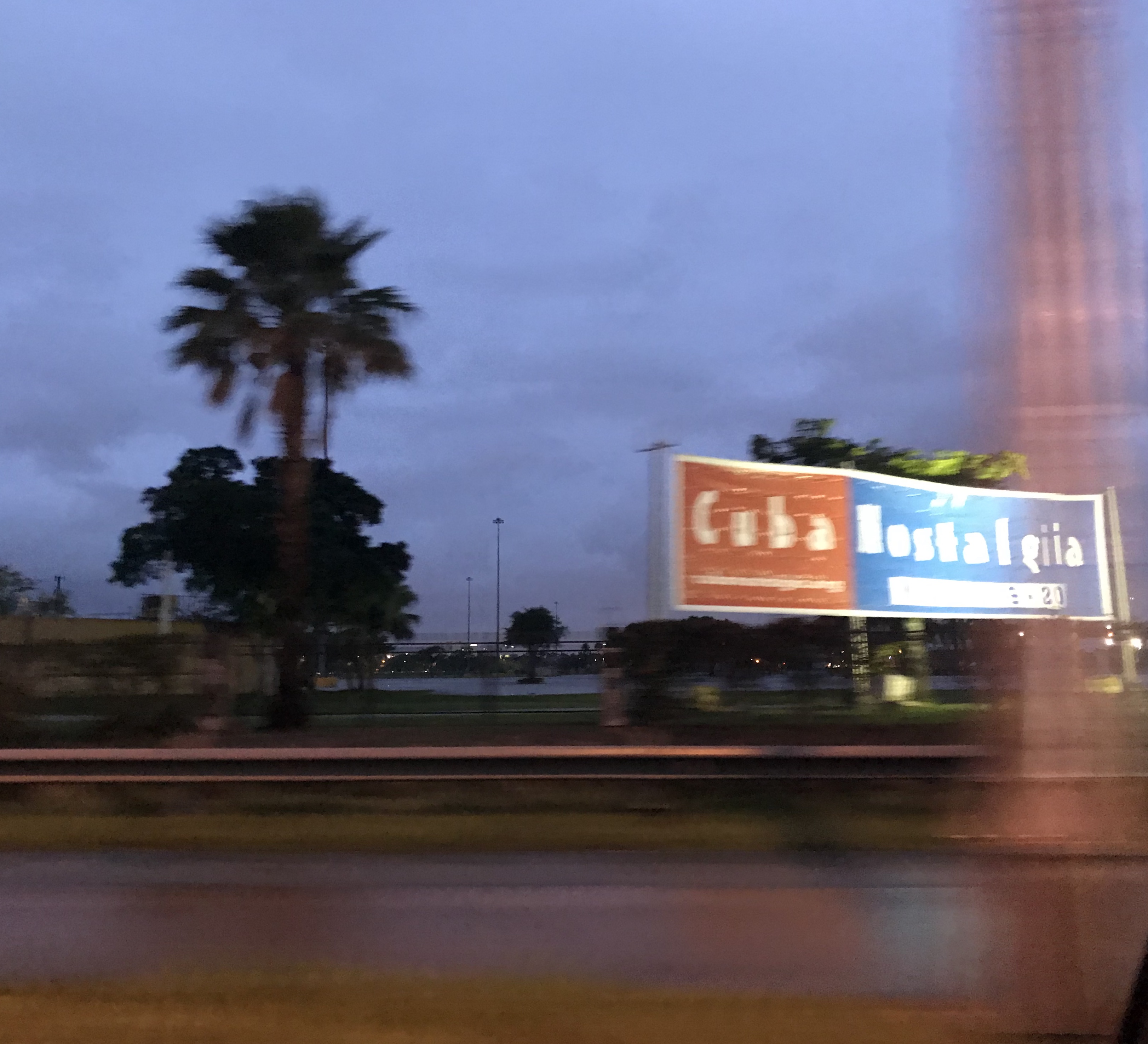 Cuba Nostalgia Miami billboard