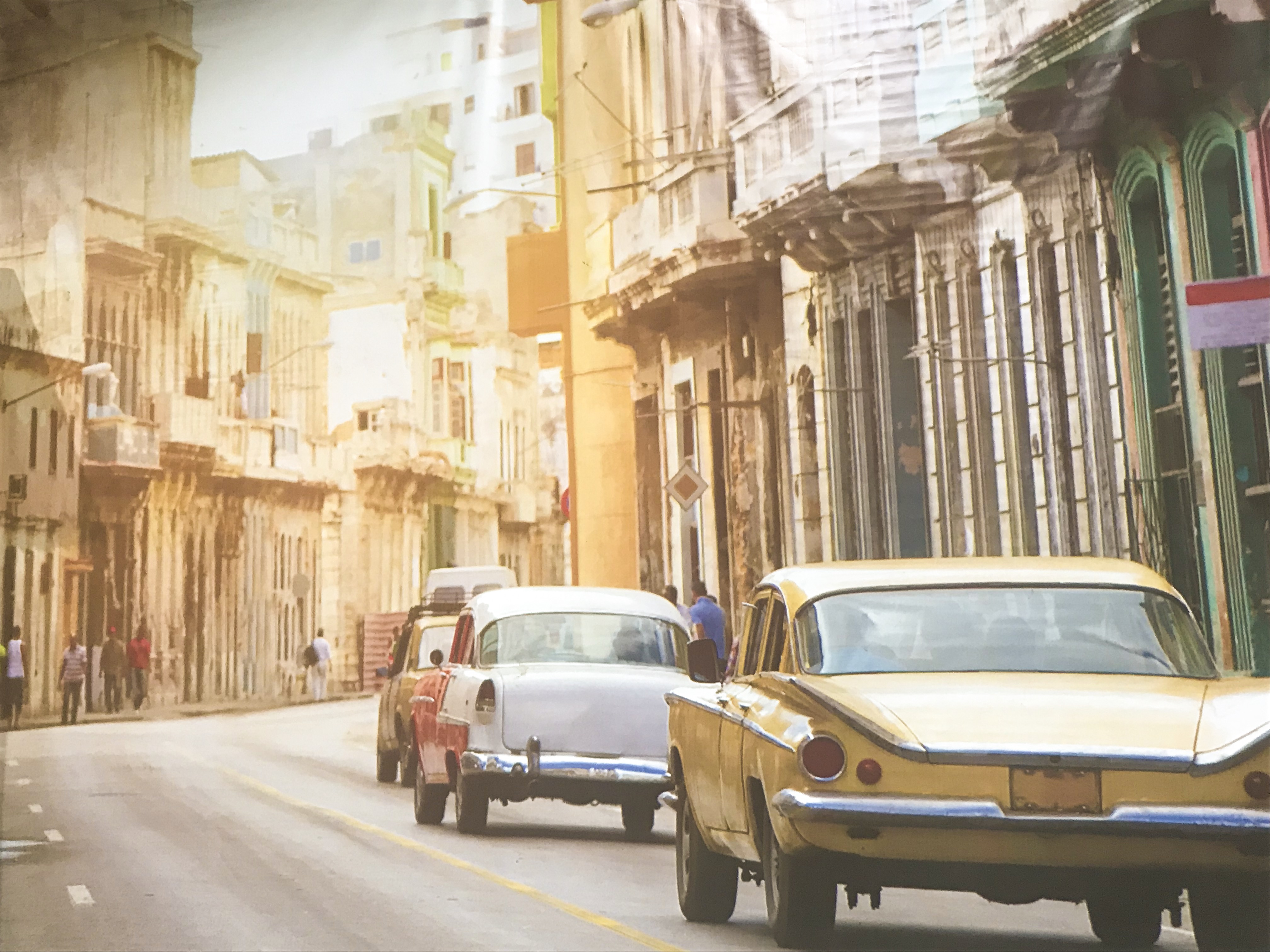Old Havana street poster