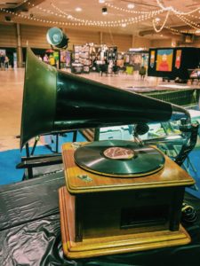 Antique gramophone at Cuba Nostalgia Fair