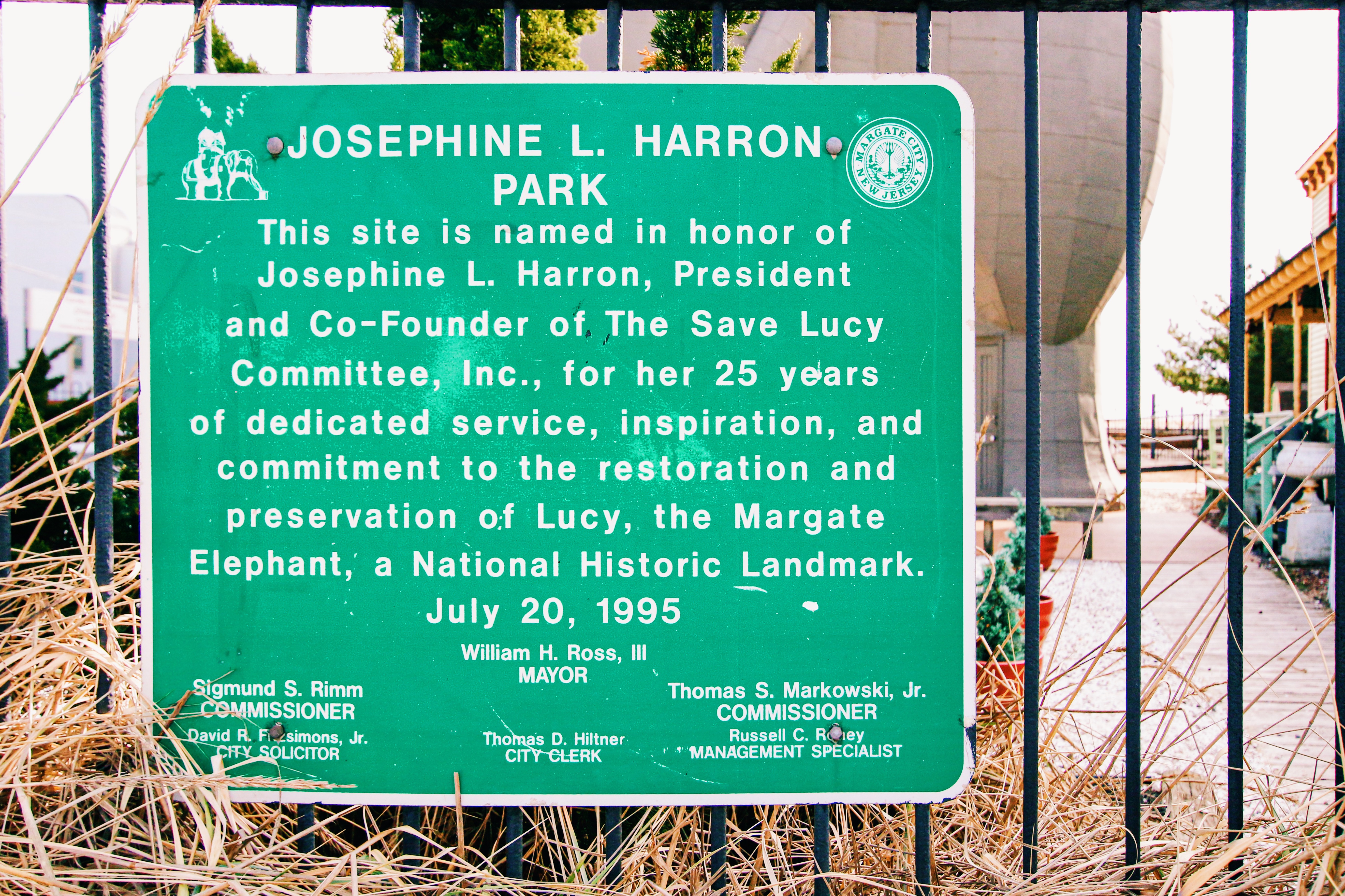 Nostalgia: Josephine L. Harron Park in Margate, New Jersey