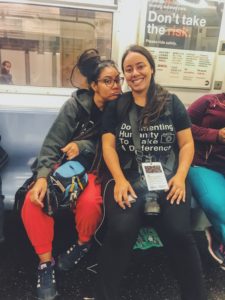 Two Tired Girls on a Subway by Hopeless Nostalgic