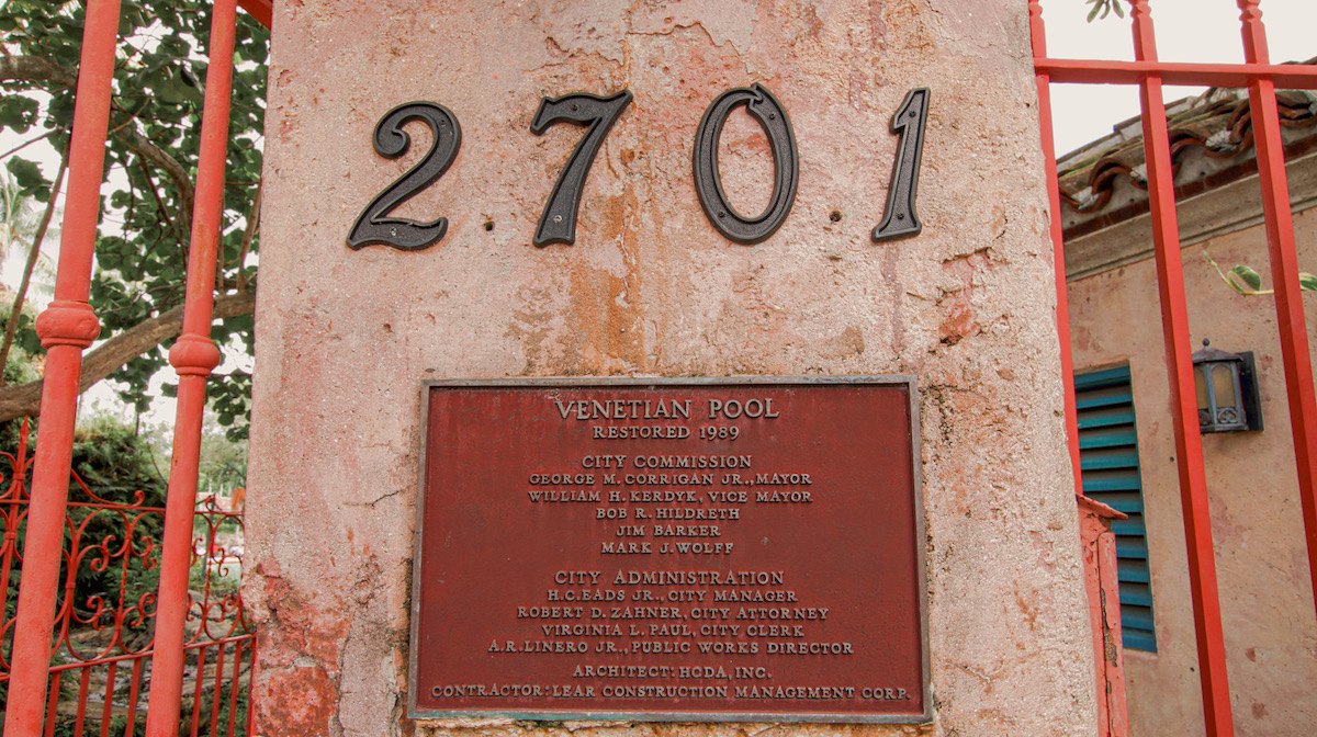 Hopeless Nostalgic. Venetian Pool entrance 2