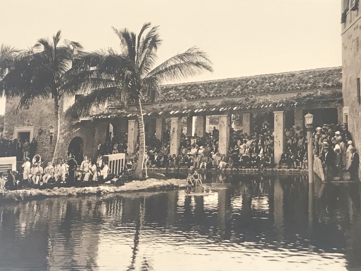 Hopeless Nostalgic. Venetian Pool opening day Jan Garber Orchestra 1924