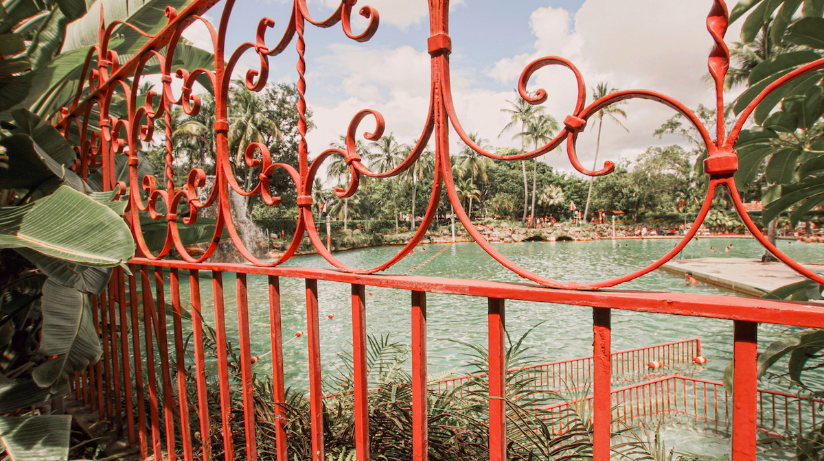 Hopeless Nostalgic. Venetian Pool ornate fence 4