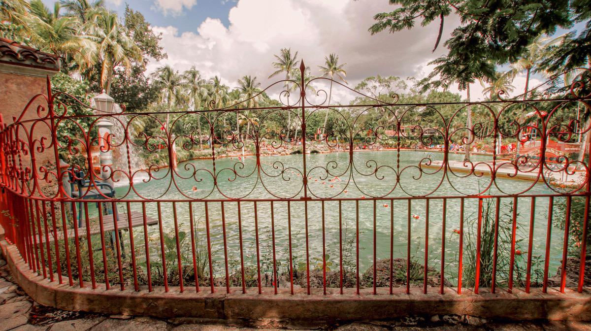 Hopeless Nostalgic. Venetian Pool ornate fence 5