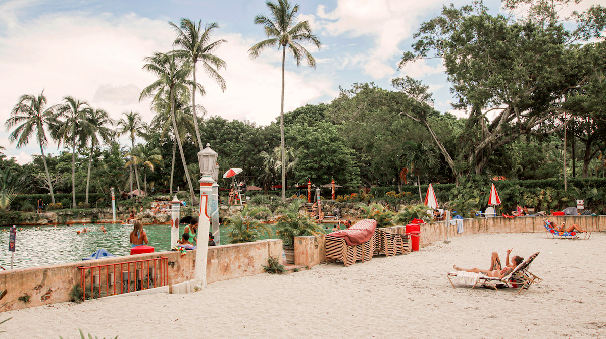 Hopeless Nostalgic. Venetian Pool sand and pool view
