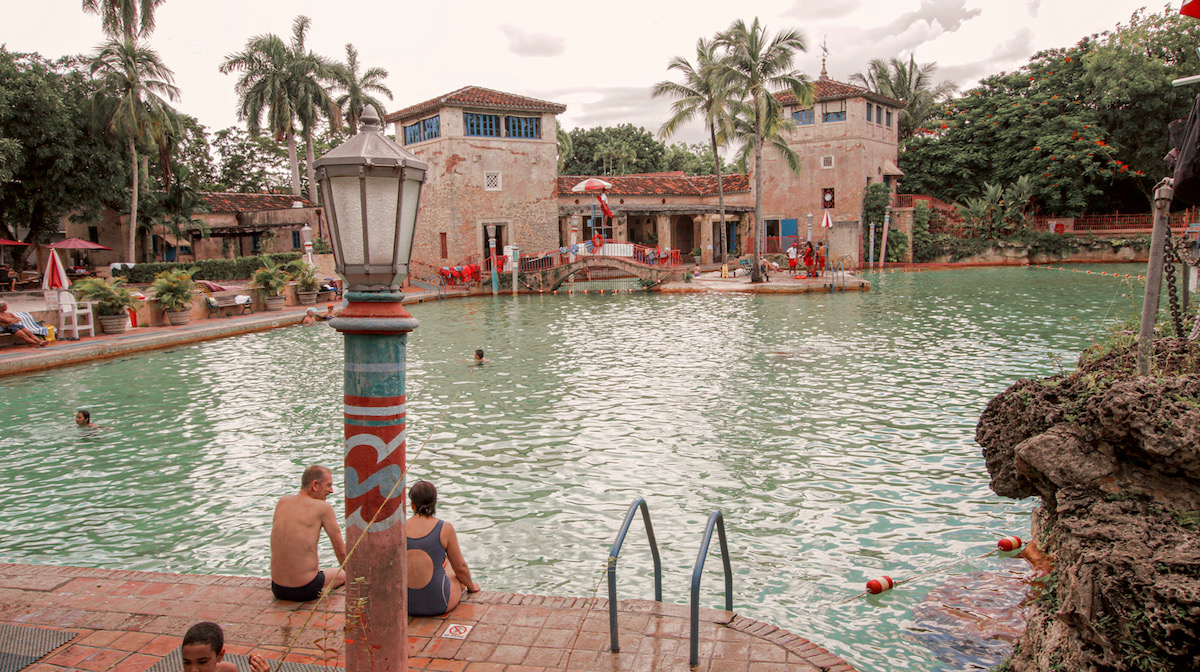 Hopeless Nostalgic. Venetian Pool sitting poolside